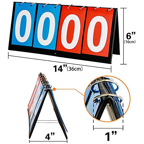 Portable Table Top Scoreboard Flipper - Multi Sports - Connected