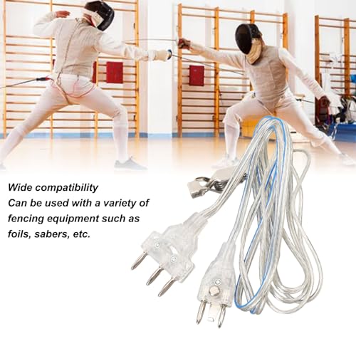 Fencing Body Wire - 3 Pin Stainless Steel with Plastic Connector
