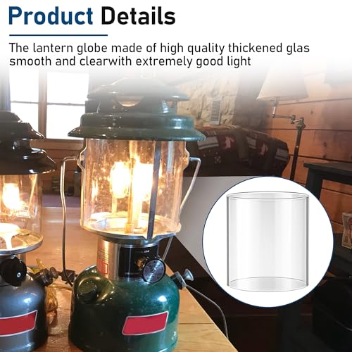 Propane Lantern Mantles & Replacement Glass Globe for Lanterns