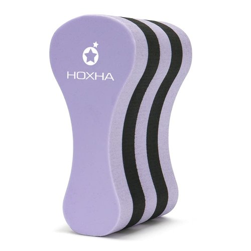 Pull Bouy Leg Float, EVA 5 Layer Swimming Pull Float Training Aid Sports Upper Bpdy Aqua Fitness for Adult, Beginners (Purple&Black)
