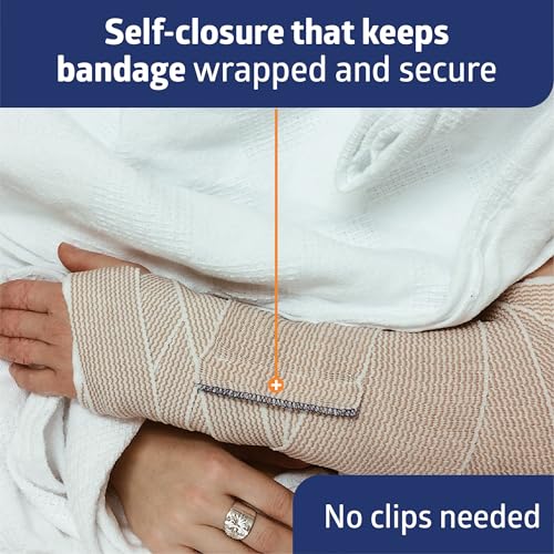 Self-Closure Elastic Bandages 6" x 5 yd - Sterile Wound Care
