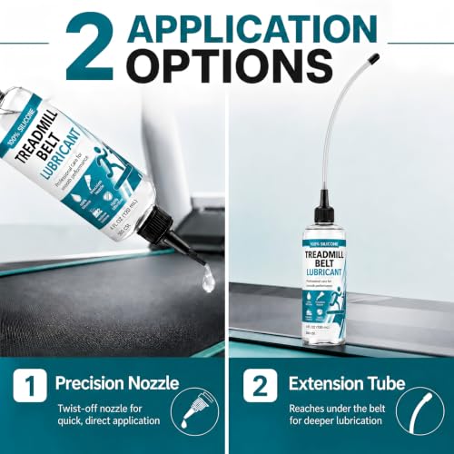 Treadmill Lubricant - 100% Silicone Oil for Smoother Performance