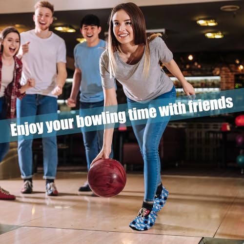 Geyoga 2 Pcs Bowling Shoe Covers Protector Multicolor XX-Large Stylish