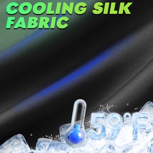 3 in 1 Summer Cooling Balaclava Hood Face Mask - Black