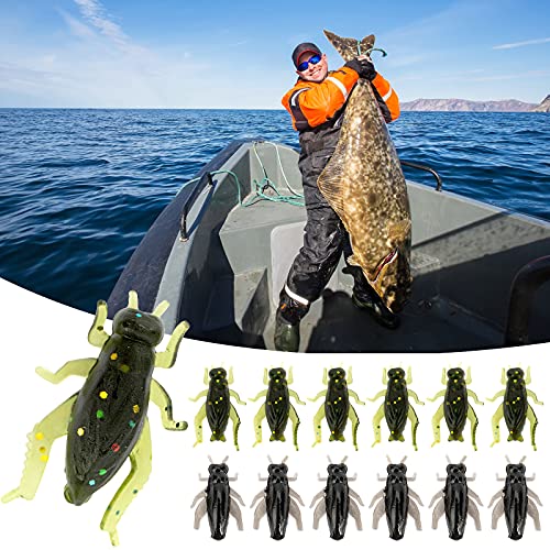 40Pcs Micro Soft Cricket Lures - 1-Inch Fishing Baits