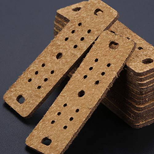5 Pack Light Soft Microfiber Leather Slingshot Pouches - Brown