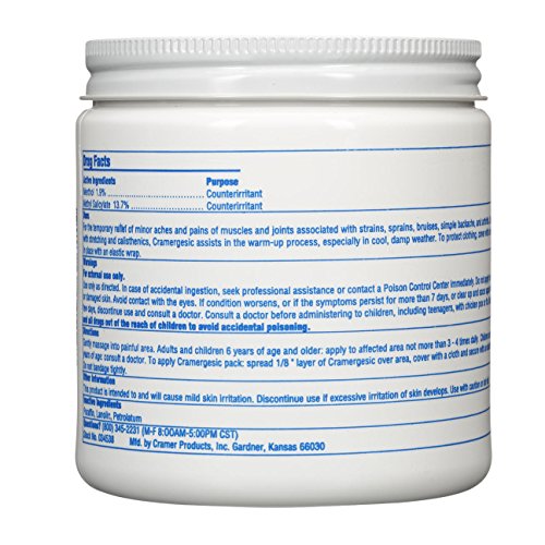 Cramergesic 1 lb Muscle Pain Relief Liniment for Sports & Workouts