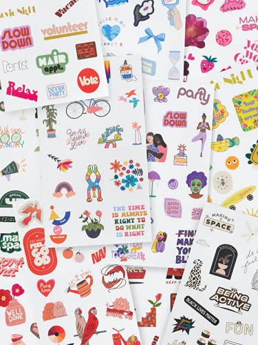 Sticker Book with 700+ Colorful Planner Stickers - 35 Pages