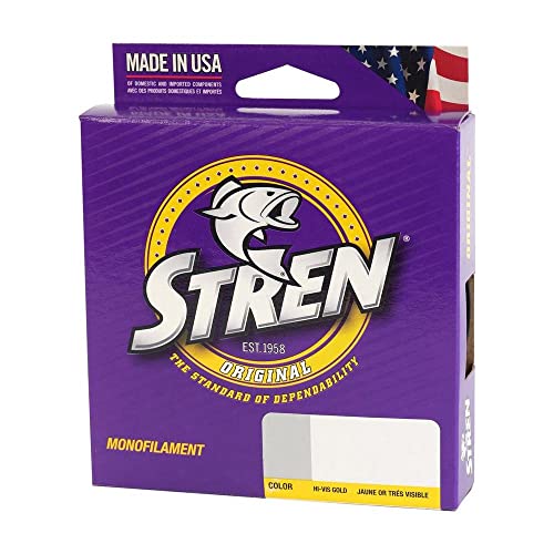 Monofilament Fishing Line - 8lb Hi-Vis Gold 330yd