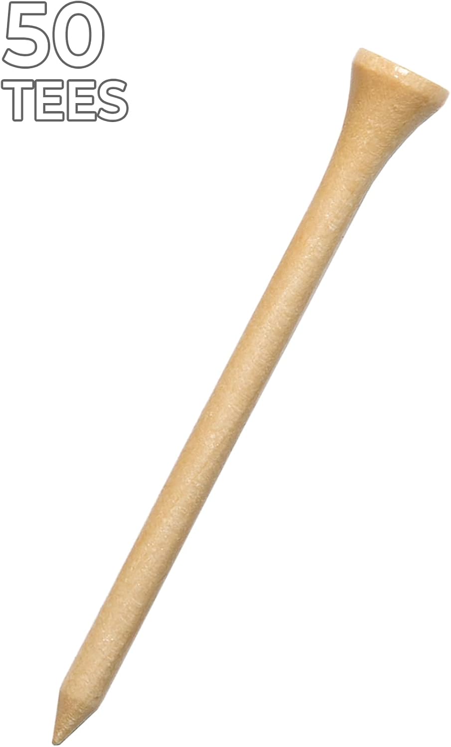 Pride Golf Tee - Deluxe 2-1/8 Inch Tees | 50 Count Bag for Enhanced Performance