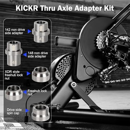 Thru Axle Adapter Kit for Wahoo KICKR Trainers - 12x142 & 12x148