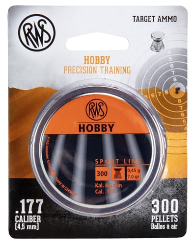 Air Gun Ammo .177 Caliber - 7 Grains, 300 Count - Wadcutter Pellets
