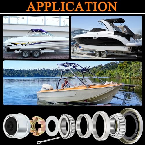 Niuohoy 20-Piece Trailer Bearing Kit for 3500lb Boat Trailer Axles - Variation 20