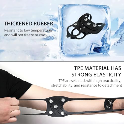 Ice Cleats for Shoes & Boots - XL (Women 11.5-14 / Men 10-13.5)