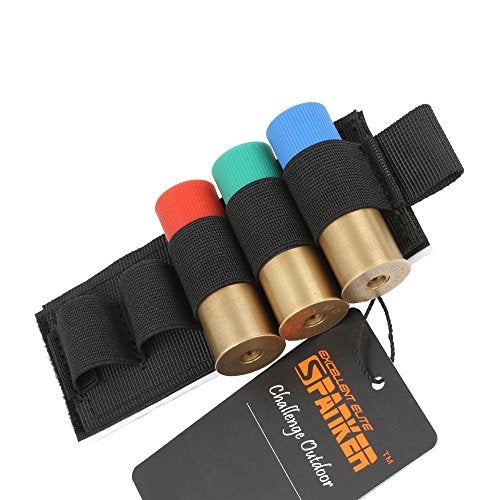 Tactical Nylon 12 Gauge Shotgun Shell Holder - Black
