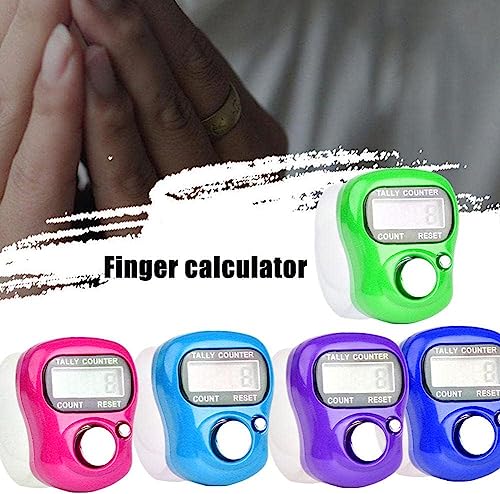 Handheld LED Digital Finger Counter - Blue, 1 Count