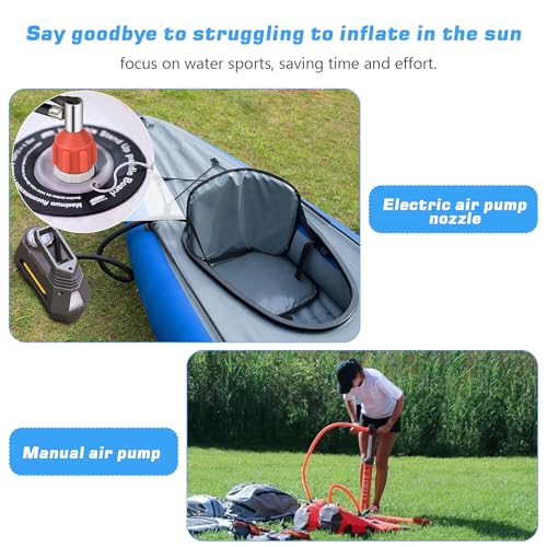 Inflatable Boat Pump Adapter - Quick Inflation & Deflation