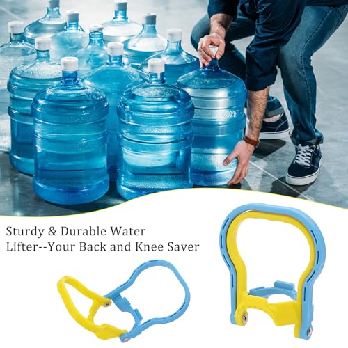 5 Gallon Water Bottle Lift Handle - Ergonomic Design, 2 Pack