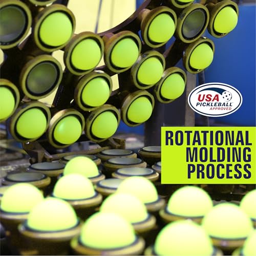 S-40 Outdoor Pickleball Balls - USAPA Approved, Neon Green - 3 Count