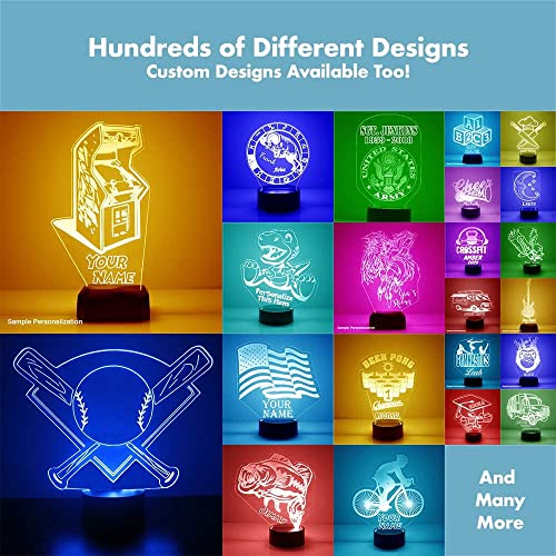 Custom LED Acrylic Name Sign - University of Nebraska - 16 Colors