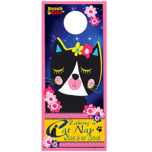 Hello Kitty Beach Towel Set - 27x54 Inch Pool & Bath Towel with Stickers for Kids & Adults