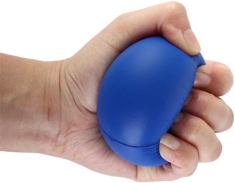 Hand Exercise Grip Ball - Finger Strengthener & Wrist Trainer - Blue