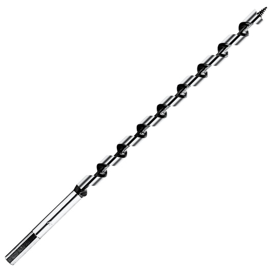 NICAVKIT 1/2 Inch x 12 Inch Long Auger Drill Bit for Wood, Hex Shank Ship Auger Drill Bit for Soft and Hard Wood, Plastic, Drywall and Composite Materials