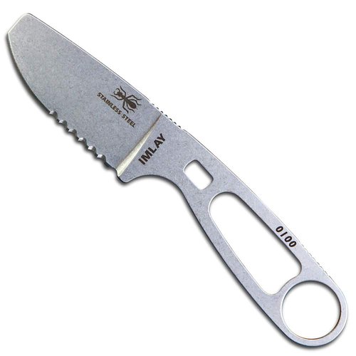 ESEE Imlay SAR Swiftwater Rescue Knife, Sheath, Clip Plate, & Retention Strap (Orange Sheath)