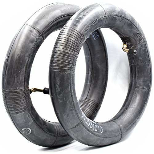 10 x 2.5 Inch Inner Tube with 90 Degree Angled Valve - 2 Pack