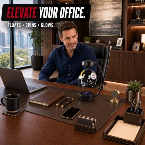 NFL Rotating Levitating Hover Helmet with LED - Pittsburgh Steelers