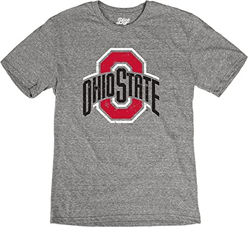 Ohio State Buckeyes Tri-Blend T-Shirt - X-Large Heather Gray