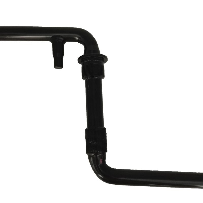 WDWLYPGM Wide One Piece Bike Crank to Crank Assembly Kit, 1 pc Crankarm Set (Black-Length of Arm:165mm/6.496")