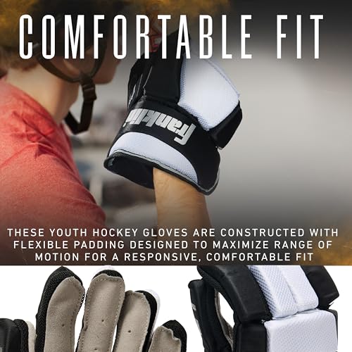 Youth Small Street Hockey Gloves - Franklin Sports NHL 10"