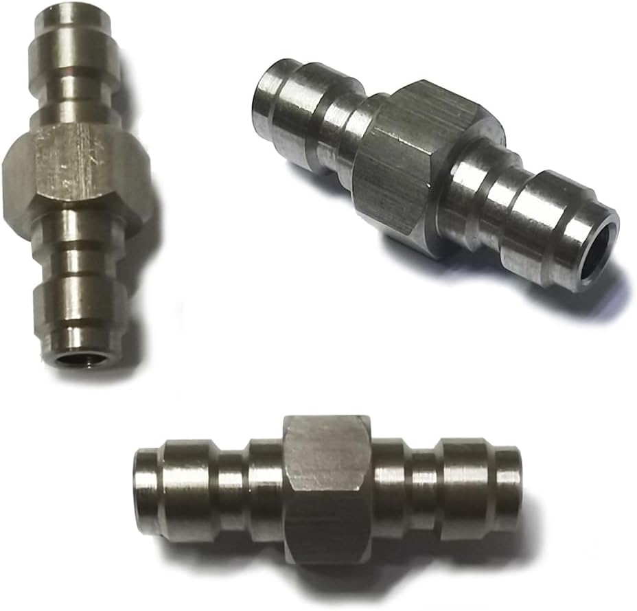 Skiennix Air Compressor Quick Disconnect Plug Coupler - 8mm Male Adapter Fittings for High Pressure PCP & Paintball