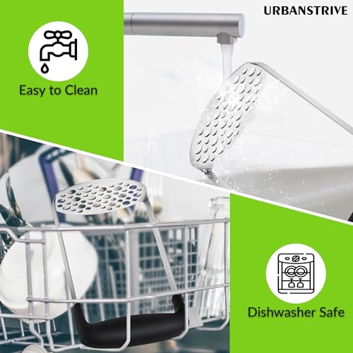 Stainless Steel Potato Masher with Ergonomic Handle