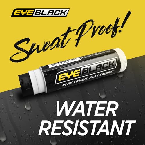 Anti-Glare Under Eye Black Grease Stick - Waterproof Sports Face Paint - Black