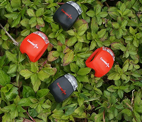 LED Bicycle Light Set - Front & Rear Waterproof Bike Lights, 4 Pack