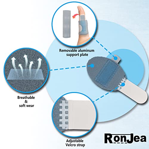 Finger Splint Support Brace Kit - 5 Pcs Adjustable Finger Protectors in 5 Colors