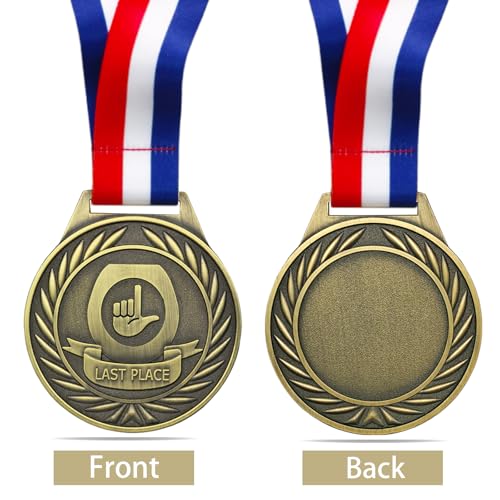 Toilet Seat Last Place Medal - Funny 3 Inch Trophy for Competitions