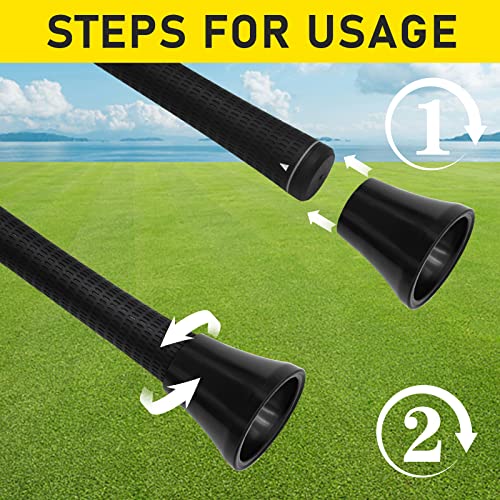 Golf Ball Retriever - 4 Pack Suction Cup Grabber Tool for Putter