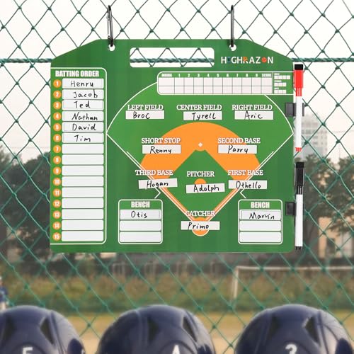 Magnetic Baseball Coach Clipboard - A-Horizontal Tactical Board