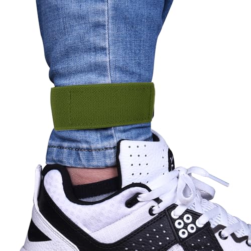 Elastic Cowboy Boot Straps - 2 Pcs Garter Blousing Bands, Army Green 12 Inches