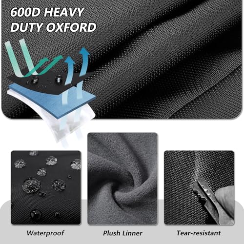 Exokugo Small Baseball & Softball Pitching Machine Cover FQJZ-WL007-2-HS - Heavy-Duty Waterproof
