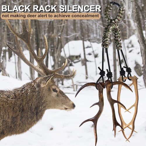 Deer Call Silencer Rattling Antlers Carry Harness - Army Green