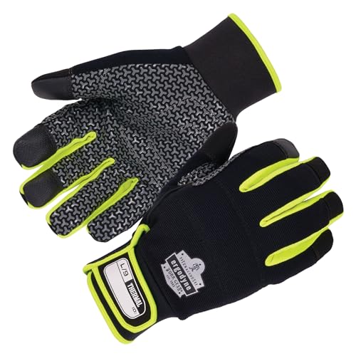 Ergodyne ProFlex 850 Insulated Freezer Gloves, Grip Palm, Touch Screen Capable, Cold Storage Work