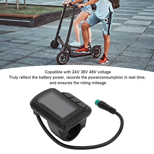 EN06 LCD Display Meter for Electric Bikes & Scooters - 24V/36V/48V