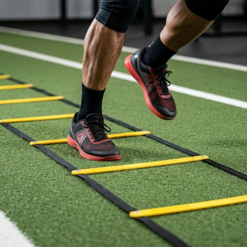 Heavy Duty Agility Ladder with Fixed Rungs for Speed Training