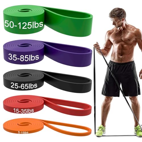 Resistance Bands Set - 5-Piece Pull Up Assist Workout Bands