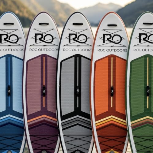 Inflatable Stand Up Paddle Board 10' 6" - Wide Stable Design, Non-Slip Deck - Vesper