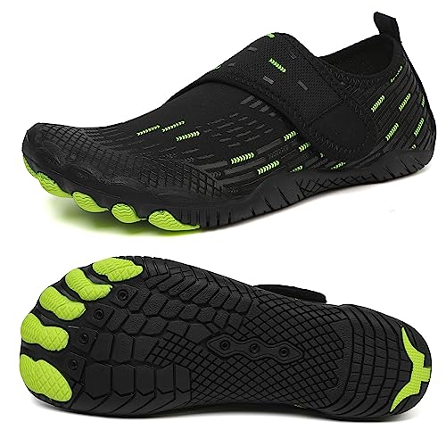 Quick-Dry Water Shoes for Men & Women - Black & Green